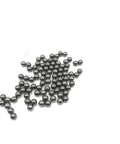 5PCS Solid Stainless Steel Ball with Hole OD 12mm Perforated Steel Ball scattered on white background