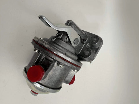 ✝️ Genuine Perkins ULPK0002 Lift Pump for 1006 Series Engines (With Gasket) replacement showing red caps and metal lever