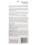 Back view of packaging for Grey Cut Gasket Coating Sealant For Tough Torque Engines, Vibration Resistant Silicone Sealant, 2 Oz