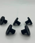 16 Pieces Replacement Bolts For Suncast And Craftsman Storage Sheds PETG 3D printed black bolts on display