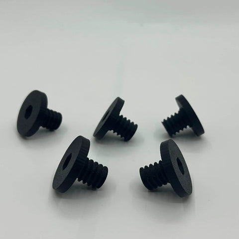 16 Pieces Replacement Bolts For Suncast And Craftsman Storage Sheds PETG 3D printed black bolts on display