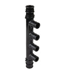 Four Outlet Open Pex A Expansion PPSU Manifold With Three Quarter Inch Trunk And One Half Inch Ports Lead Free ASTM F1960 Compatible With Pex A Expanding Fittings Direct From A Leading Plumbing Manufacturer For Residential And Commercial Use view of manifold.