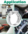 120 Piece Pex Crimp Ring And Cinch Clamp Set In 304 Stainless Steel For Pex Tubing Includes Five Sizes Three Eighths Inch One Half Inch Five Eighths Inch Three Quarters Inch And One Inch With Single Ear Hose Clamps And Cinch Clamps In A Handy Storage Box used in plumbing and piping installations.