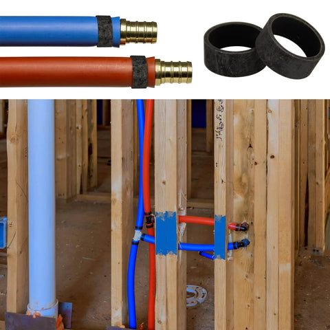 100 Pack One Half Inch PEX Copper Crimp Rings For PEX Pipe Connection And Fittings Durable Copper Material