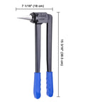 PEX Expansion Tool Kit For One Half Inch, Three Quarter Inch And One Inch Tubing, Head Tube Expander With Carry Case, metal tool with blue handles