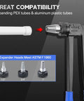 PEX Expansion Tool Kit For One Half Inch, Three Quarter Inch And One Inch Tubing, Head Tube Expander With Carry Case, durable steel