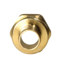 Front view of Three Quarter Inch PEX To Three Quarter Inch Female NPT Adapter Twin Pack Two Pieces Compatible With All PEX Tubing Brands Crimp Version Full Port Design NSF ANSI 61 Potable Water And Hydronic Heating