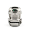 Close-up of PG11 Metal Cable Gland Waterproof IP68 Five Pack 5 To 10mm Wire Range 18.6mm Thread Outside Diameter 8mm Thread Length