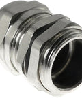 Close-up of metal locknut fasteners in Five Pack PG13.5 Waterproof Cable Gland Set for 6-12mm Wires, IP68 Sealed Cable Gland Connectors.