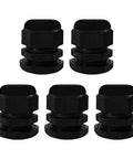 5 Pack PG21 Nylon Cable Gland Connectors Waterproof IP68 With Adjustable Locknut Protectors For 13-18mm Cables
