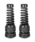 Two PG21 Waterproof Cable Gland With Nylon Joint IP68 Rated Adjustable Locknut And Strain Relief For 13 To 18mm Cables, 2 Pack