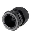 PG25 Waterproof Nylon Cable Gland With Adjustable Locknut, Sealed Joint For 16mm To 21mm Cable Diameter, 30mm Thread, Side View