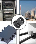 PG7 Plastic Waterproof Cable Gland For 3-6.5mm Cables With Gaskets M12 By 1.5 Thread Adjustable Tightening showcased in industrial use