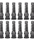 PG9 Cable Gland Set With Strain Relief For 4mm To 8mm Wire Waterproof And Dustproof Plastic Cable Entry Glands 12 Pcs Pack