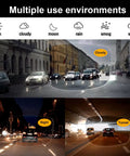Photochromic Polarized Driving Sunglasses for Men Day and Night Vision in various environments like cloudy, night, and tunnel conditions.