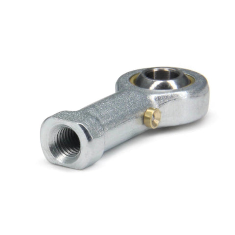 PHSB4 Rod End Bearings with 1/4 Inch Bore and 1/4-28 Right Hand Female Thread, Pre Lubricated Heim Joints with Jam Nuts for CNC, side view
