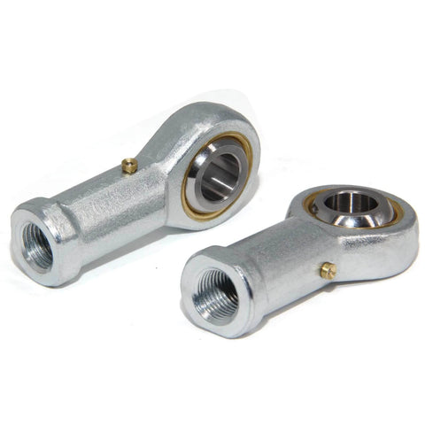 Two 4pcs PHSB8 Rod End Bearings 1/2-inch Bore Pre-Lubricated Bearings 1/2-20 Female Thread Right Hand with Jam Nuts