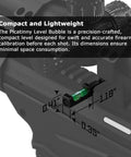 Compact one-slot Picatinny rail level bubble for cant correction, lightweight tactical mount leveler for hunting and shooting scopes.