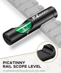 Scope Leveling Kit With Bubble Level And Universal Magnetic Scope Mount For Rifles EZshoot shown on Picatinny rail