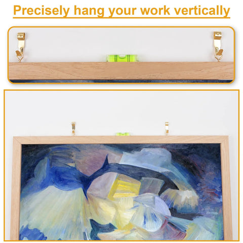 303 Piece Picture Hanging Kit With Heavy Duty Hooks Nails Sawtooth Wire D Rings And Level In A Categorized Organizer, artwork installation