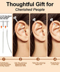 All In One Piercing Taper Kit With Ball Grabber Tool And 12Pcs Stainless Steel Flat Back Earrings Set For quick ear jewelry change.