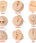 Piercing Tapers Set 14G 16G 18G 20G Stainless Steel Threadless Insertion Pin Screws for Ear Nose Navel Lip Eyebrow