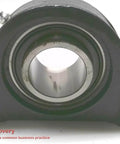 Front view of Heavy Duty Pillow Block Bearing With 1.9375 Inch Bore 200 Series Cast Iron Body And Lubrication Fitting Two Bolt Base Mount Set Screw Industrial Rexnord P3U231N