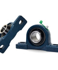 UCP205-16 Pillow Block Bearing (2 Pack), 1 inch Bore, 2 Bolt Flange Mounted, Solid Cast Iron Base, Self-Alignment