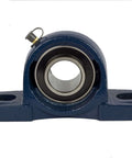 Front view of UCP205-16 Pillow Block Bearing (2 Pack), 1 inch Bore, 2 Bolt Flange Mounted, Solid Cast Iron Base, Self-Alignment