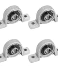 Pillow Block Bearing KP08 Self Aligning Aluminum 8mm Bore Flange Mounted Bearing Pack Of 4 For Machines Model DX240301687