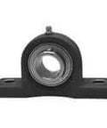 Front view of Single MUCPPL210-30B Pillow Block Bearing 1-7/8 in (47.6 mm) Stainless Steel Insert Wide Inner Ring Set Screw Locking