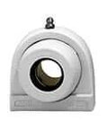 Front view of UC205-14MZ2 7/8 in (22.225 mm) Wide Inner Ring Pillow Block Bearing with Polypropylene TBL205 Housing.