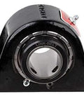 Front view of Built-Tough Heavy-Duty Solid-Housed Pillow Block Spherical Roller Bearing With 2-11/16 Inch Bore PB22443H, cast iron housing.