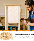 Premium Solid Pine Pocket Hole Plugs Pack Of One Hundred Twenty Pieces Three Eighth Inch Diameter for woodworking projects