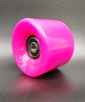 Pink 60mm skateboard wheel with bearings set of 4 92a hardness ideal for street and park durable wheels with great grip and smooth roll