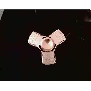 Pink Aluminum Tri Fidget Hand Spinner Toy 42Q - VXB Ball Bearings