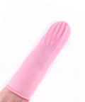 Finger Cots 500 Pack Pink Anti Static Cleanroom Fingertip Protectors For Lab And Electronics Work, Unfolded 60mm Length