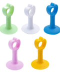 Colorful door stopper and handle crash pad mute silencer for doors and knobs wall protectors bumper guard shockproof cushion.