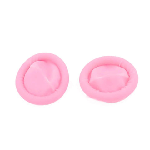 Finger Cots 500 Pack Pink Anti Static Cleanroom Fingertip Protectors For Lab And Electronics Work, Unfolded 60mm Length, Folded 4mm Diameter