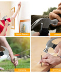 Pink 8 Oz Claw Hammer For Picture Hanging And Drywall Anchors With Shock Absorbing Non Slip Handle in various uses