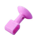 Pink silicone piece from Five Piece Silicone Doorknob Wall Mute Pad Set For Door Handles Provides Wall Protection And Quiet Silencing