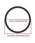 Diagram showing 304 Stainless Steel Pipe 6.5 Mm Outer Diameter 5.5 Mm Inner Diameter Length 200 Mm Weldable Corrosion Resistant Tube dimensions