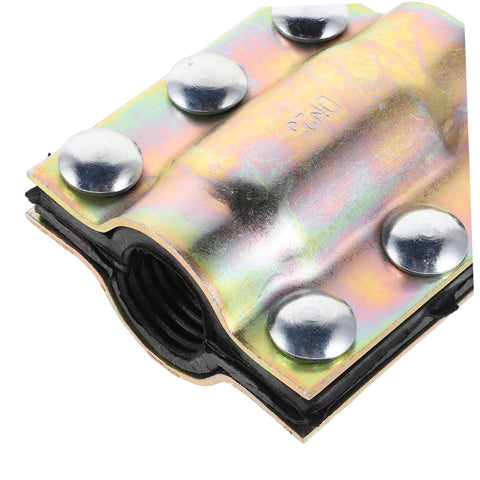 Close-up of a durable pipe leak sealer clamp for plumbing repair kit fits PE PPR steel and iron pipes emergency fix for home DIY and professional use