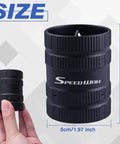 Pro Grade All Purpose Pipe Reamer And Deburring Tool For Copper Aluminum PVC And PPR Pipes Fits Outer Diameter From One Quarter Inch To One And Five Eighths Inches Inner And Outer Deburring Plumbing Cleaner shown with dimensions