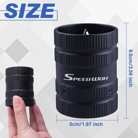 Pro Grade All Purpose Pipe Reamer And Deburring Tool For Copper Aluminum PVC And PPR Pipes Fits Outer Diameter From One Quarter Inch To One And Five Eighths Inches Inner And Outer Deburring Plumbing Cleaner shown with dimensions