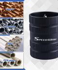 Pro Grade All Purpose Pipe Reamer And Deburring Tool For Copper Aluminum PVC And PPR Pipes Fits Outer Diameter From One Quarter Inch To One And Five Eighths Inches Inner And Outer Deburring Plumbing Cleaner.