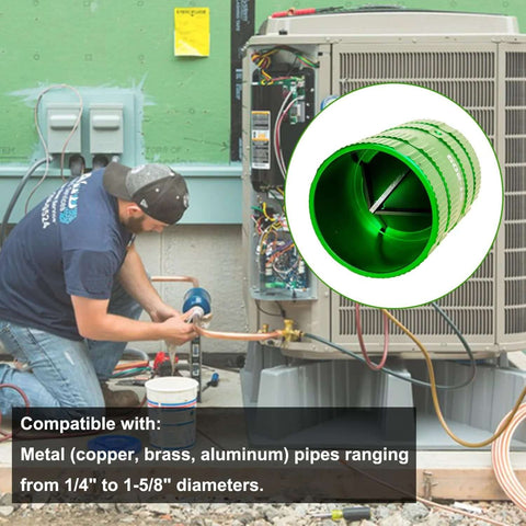 Pro Grade Professional Pipe Reamer And Deburring Tool Dual Sided Chamfer for 1/4 to 1-5/8 inch copper alloy pipes use