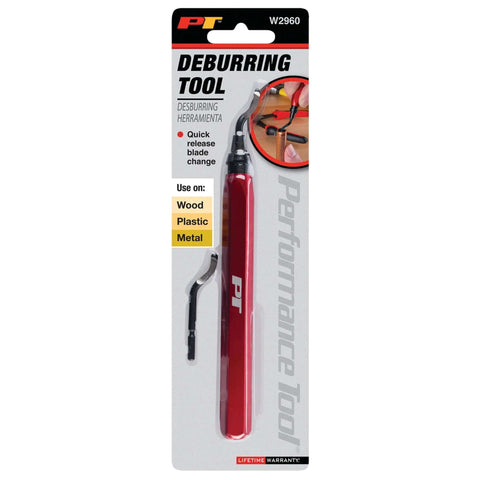 Versatile Pipe Reamer And Deburring Tool For Metal PVC And Conduit With Swivel Head And Quick Release Blade Change in packaging