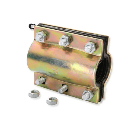 Heavy Duty Pipe Repair Clamp For DN20 3/4 Inch Emergency Leakproof Connector With Rubber Gaskets And Steel Bolts in bronze