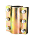 Heavy Duty Pipe Repair Clamp For DN20 3/4 Inch Emergency Leakproof Connector With Rubber Gaskets And Steel Bolts, Bronze Finish